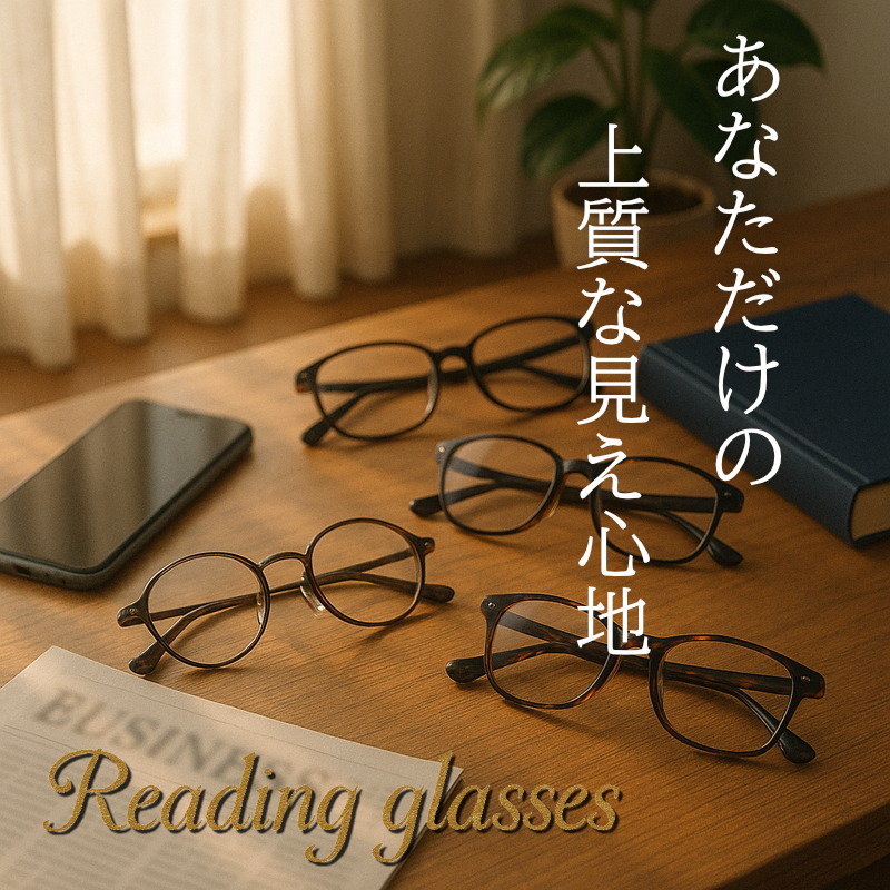 老眼鏡が合わない…その原因は“既製品”にある？